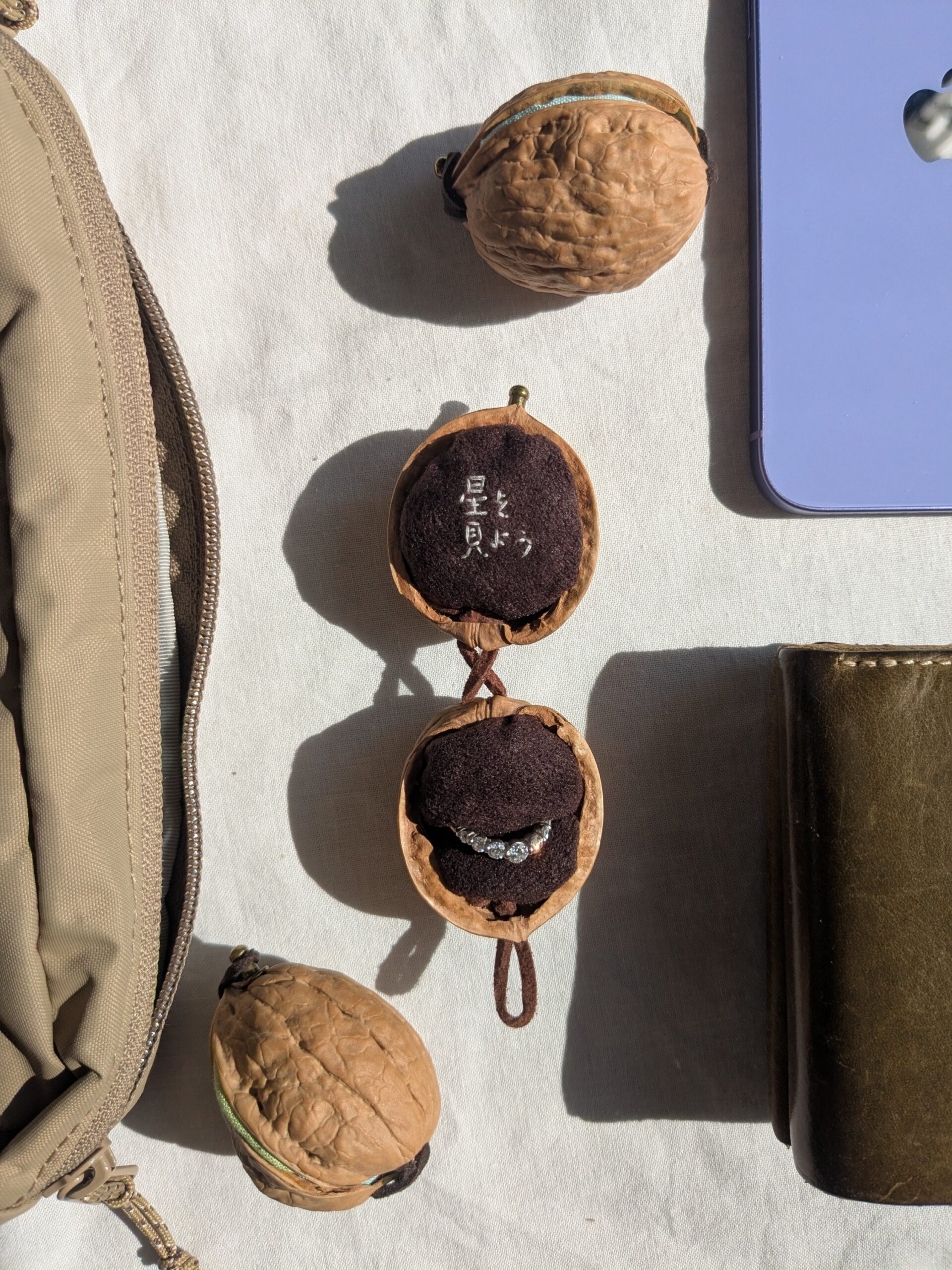 胡桃のリングケース:茶 - 画像 (5)